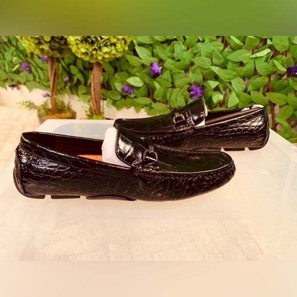 NIB Mens Genuine Leather Slip On Loafers Comfortable Casual Driving Moccasins - Picture 14 of 15